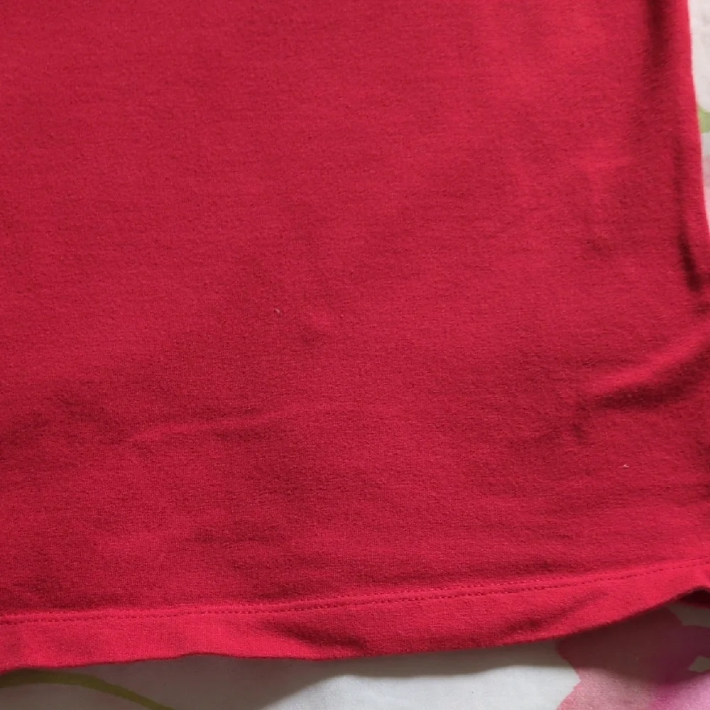 Cleo Red Floral Top size Large - Picture 3 of 4